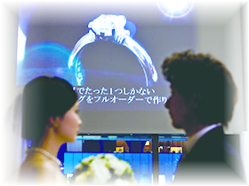 マリッジリング・結婚指輪のオーダーメイド、デザインと制作の大阪専門店Ruity（ルイティー）。大切なマリッジリング、婚約指輪、エンゲージリング、ジュエリーなどブライダルやウェディングアイテムから、オリジナルムービー（映像DVD）までフルオーダー。